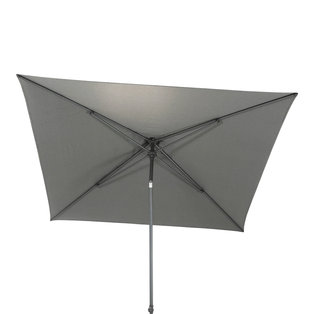 Azzurro Stokparasol 250 x 250 cm - Mid Grey Azzurro Stokparasol 250 X 250 Cm - Mid Grey -Buitentuinwinkel