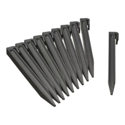 Borderrandpennen 26,7cm - 10 Stuks - Grijs - Nature