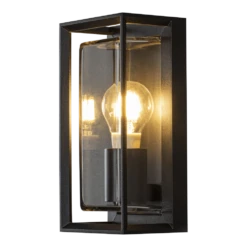 Konstsmide Brindisi Wandlamp 230V 13x26cm E27 Transparant Glas, Max 1x 20W -Buitentuinwinkel brindisi wandlamp 230v 13x26cm e27 transparant glas max 1x 20w netstroom 4