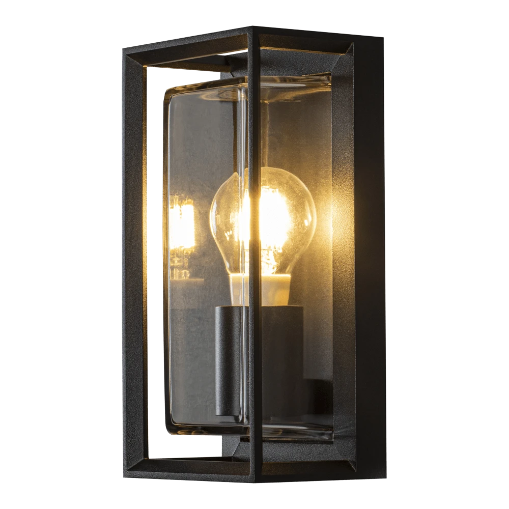 Konstsmide Brindisi Wandlamp 230V 13x26cm E27 Transparant Glas, Max 1x 20W -Buitentuinwinkel