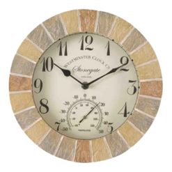 Buitenklok Stonegate - 2in1 - 25cm
