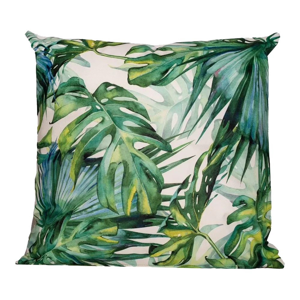 Buitenkussen monstera 45x45cm - Tuinkussen Buitenkussen Monstera 45x45cm - Tuinkussen -Buitentuinwinkel