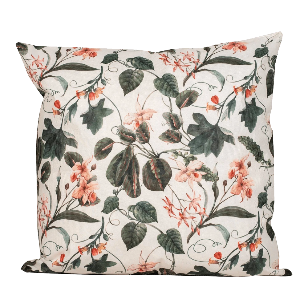 Buitenkussen roze bloem 45x45cm - Tuinkussen Buitenkussen Roze Bloem 45x45cm - Tuinkussen -Buitentuinwinkel