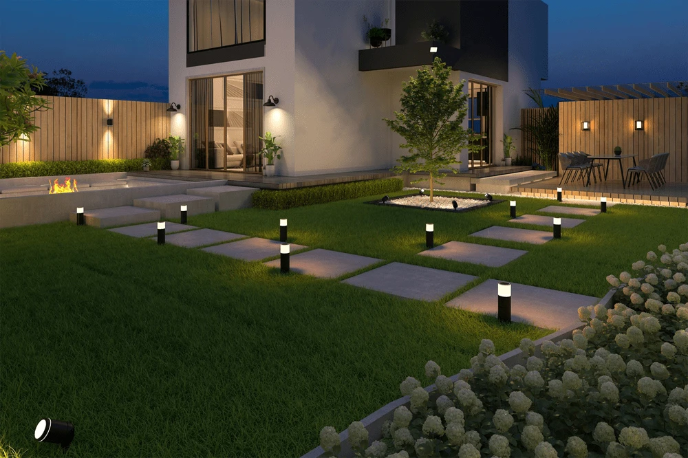 Calex Smart Outdoor LED Schijnwerper Met Bewegingssensor - 20W 2000lm -Buitentuinwinkel