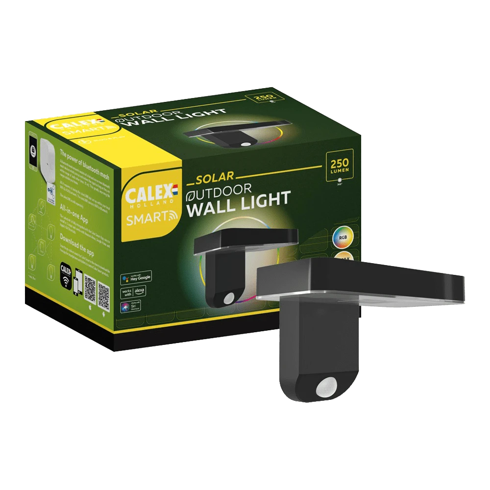Calex Smart Solar Wandlamp Light Calex Smart Solar Wandlamp Light -Buitentuinwinkel