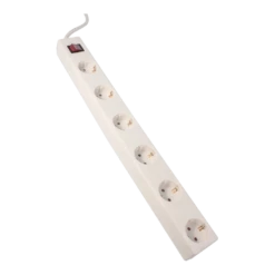 Calex Tafelcontactdoos 6 Stopcontacten En Schakelaar Met 1.4m Snoer