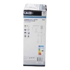 Calex Tuinspot Op Spies Compleet Met 1.5m Kabel En Par38 LED Lamp - 15W - E27 - 3000K -Buitentuinwinkel calex tuinspot op spies 15m kabel en par38 led lamp 15w e27 3000k netstroom 3