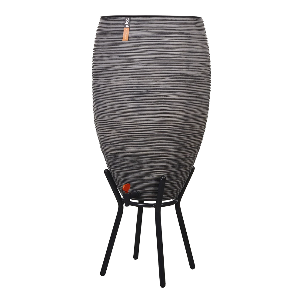 Capi Regenton Rib NL 56x123 - Nature - antraciet Capi Regenton Rib NL 56x123 - Nature - Antraciet -Buitentuinwinkel capi regenton rib nl d56 h123 antraciet 1 3