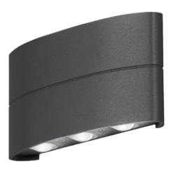 Konstsmide Chieri PowerLED 230V Wandlamp Flush Double Three LED, 6x 1.33W -Buitentuinwinkel chieri powerled 230v wandlamp flush double three led 6x 133w netstroom 3