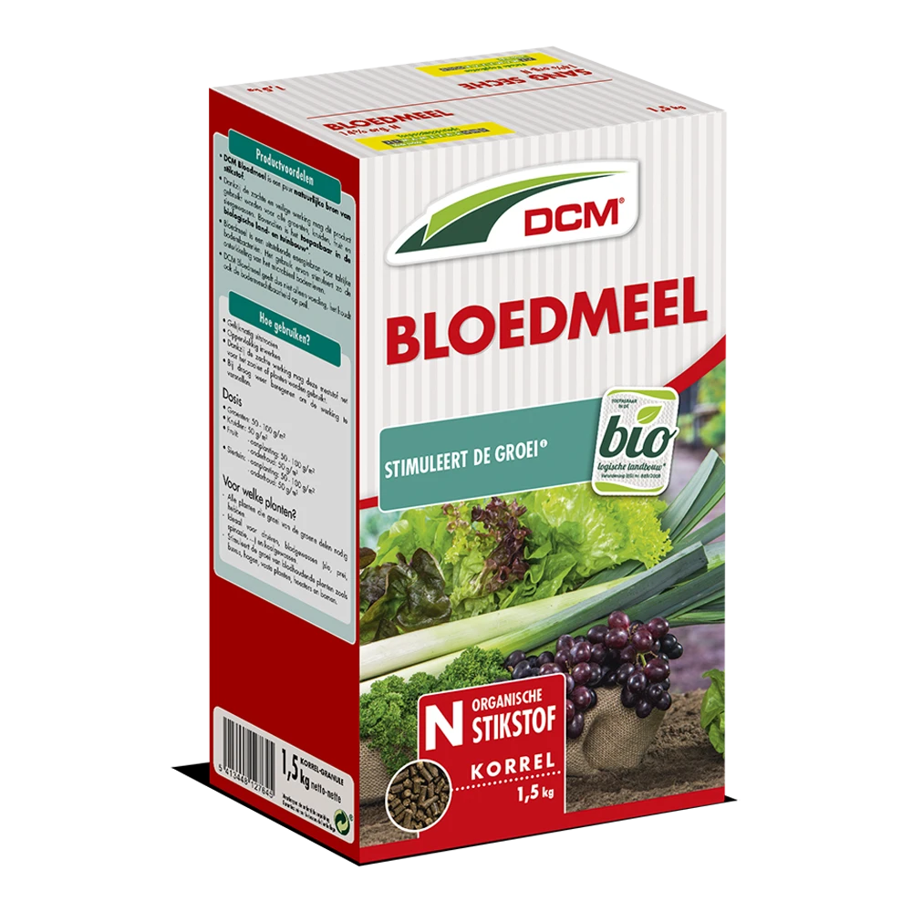 DCM Bloedmeel - 1,5kg - Tuinplanten voeding DCM Bloedmeel - 1,5kg - Tuinplanten Voeding -Buitentuinwinkel dcm bloedmeel 1 5kg tuinplanten voeding 1 14