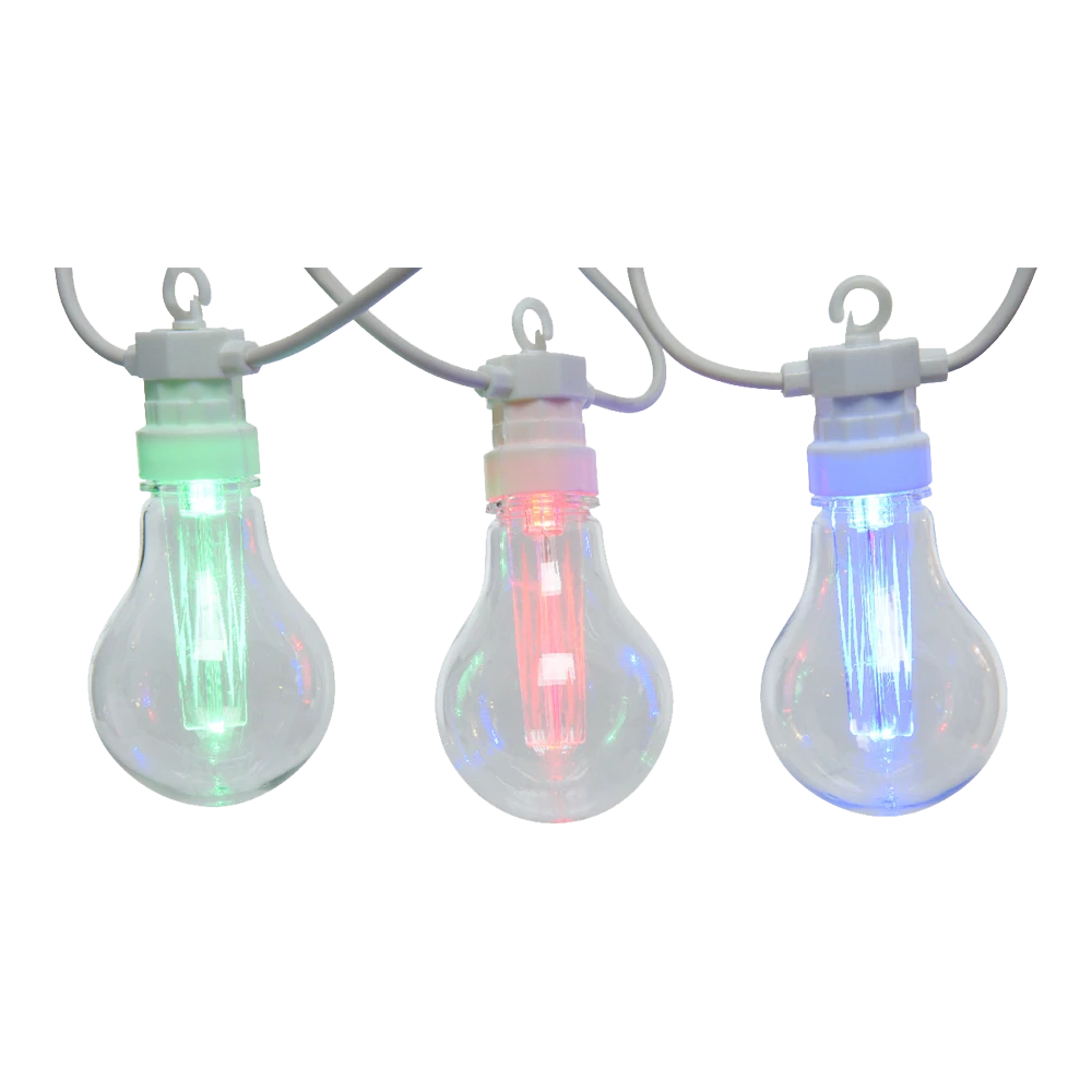 Feestverlichting lichtsnoer - 950cm - 20 LEDS - Multi Lumineo Feestverlichting Lichtsnoer - 950cm - 20 LEDS - Multi -Buitentuinwinkel feestverlichting lichtsnoer 950cm 20 leds multi netstroom 3 3