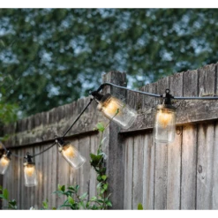 Lumineo Feestverlichting Lichtsnoer Weckpotjes - 950cm - 20 LEDS - Klassiek Warm -Buitentuinwinkel feestverlichting lichtsnoer weckpotjes 950cm 20 leds klassiek warm netstroom 5 3