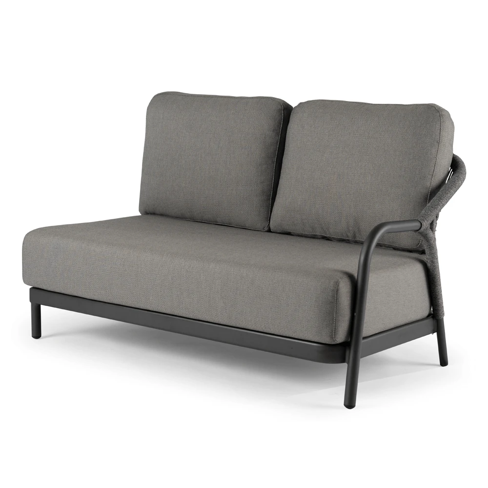 Fiona Lounge 2-zits links - Charcoal Fiona Lounge 2-zits Links - Charcoal -Buitentuinwinkel fiona lounge 2 zits links charcoal 1