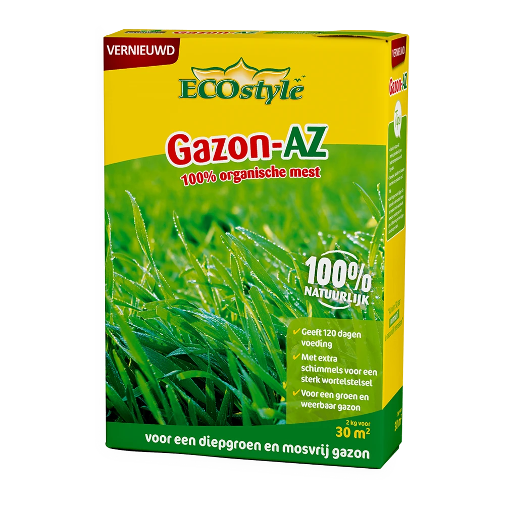 EcoStyle Gazon-AZ 2kg - Gazonmeststof EcoStyle Gazon-AZ 2kg - Gazonmeststof -Buitentuinwinkel gazon az 2kg gazonmest 1 1