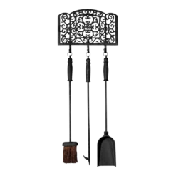 Haardgereedschapset - Zwart - Fancy Flames