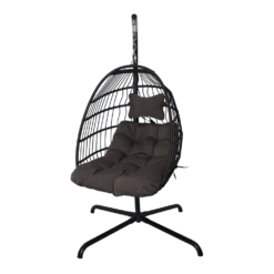 Hangstoel Norway - Inklapbaar - Zwart/Bruin