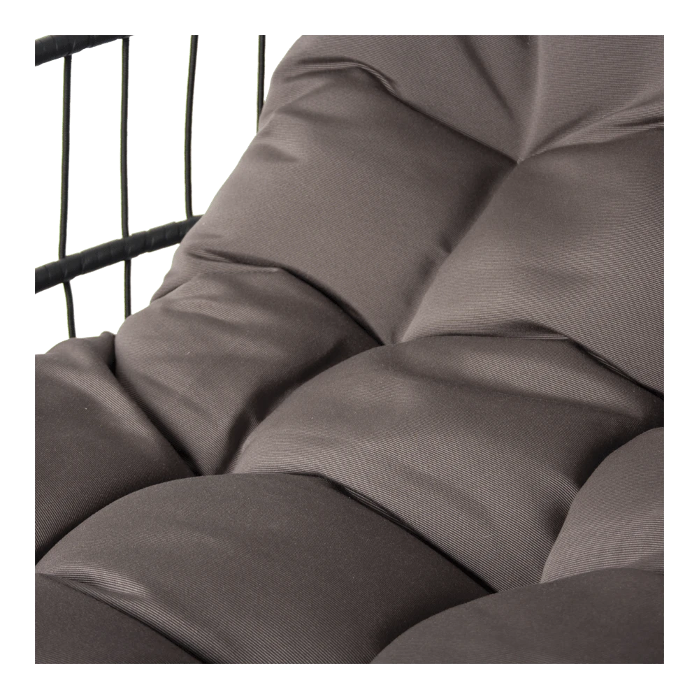 Hangstoel Norway - Inklapbaar - Zwart/Bruin Hangstoel Norway - Inklapbaar - Zwart/Bruin -Buitentuinwinkel hangstoel norway inklapbaar zwart bruin 3