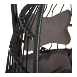 Hangstoel Norway - Inklapbaar - Zwart/Bruin 3 Hangstoel Norway - Inklapbaar - Zwart/Bruin -Buitentuinwinkel hangstoel norway inklapbaar zwart bruin 4