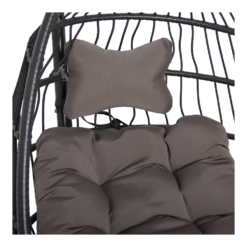 Hangstoel Norway - Inklapbaar - Zwart/Bruin 5 Hangstoel Norway - Inklapbaar - Zwart/Bruin -Buitentuinwinkel hangstoel norway inklapbaar zwart bruin 6