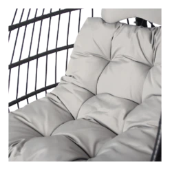 Hangstoel Norway - Inklapbaar - Zwart/Grijs 2 Hangstoel Norway - Inklapbaar - Zwart/Grijs -Buitentuinwinkel hangstoel norway inklapbaar zwart grijs 3