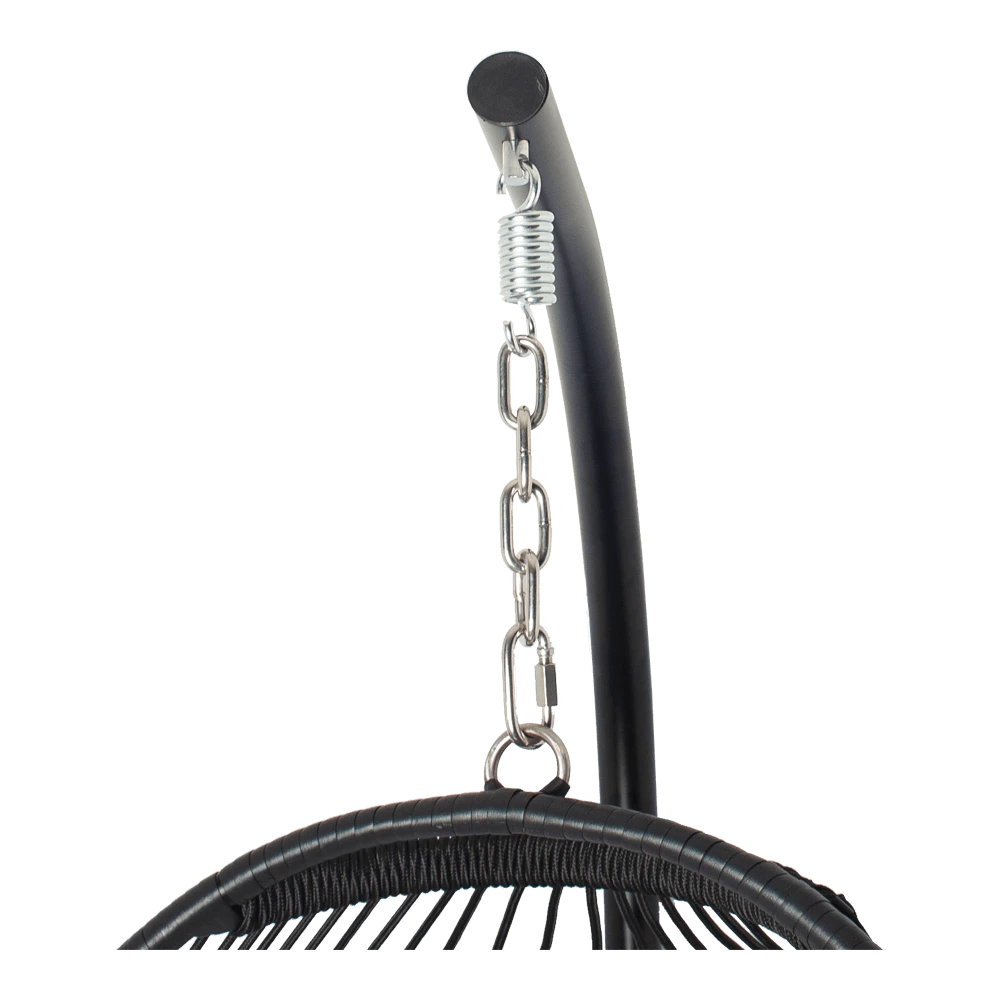 Hangstoel Norway - Inklapbaar - Zwart/Grijs Hangstoel Norway - Inklapbaar - Zwart/Grijs -Buitentuinwinkel hangstoel norway inklapbaar zwart grijs 4