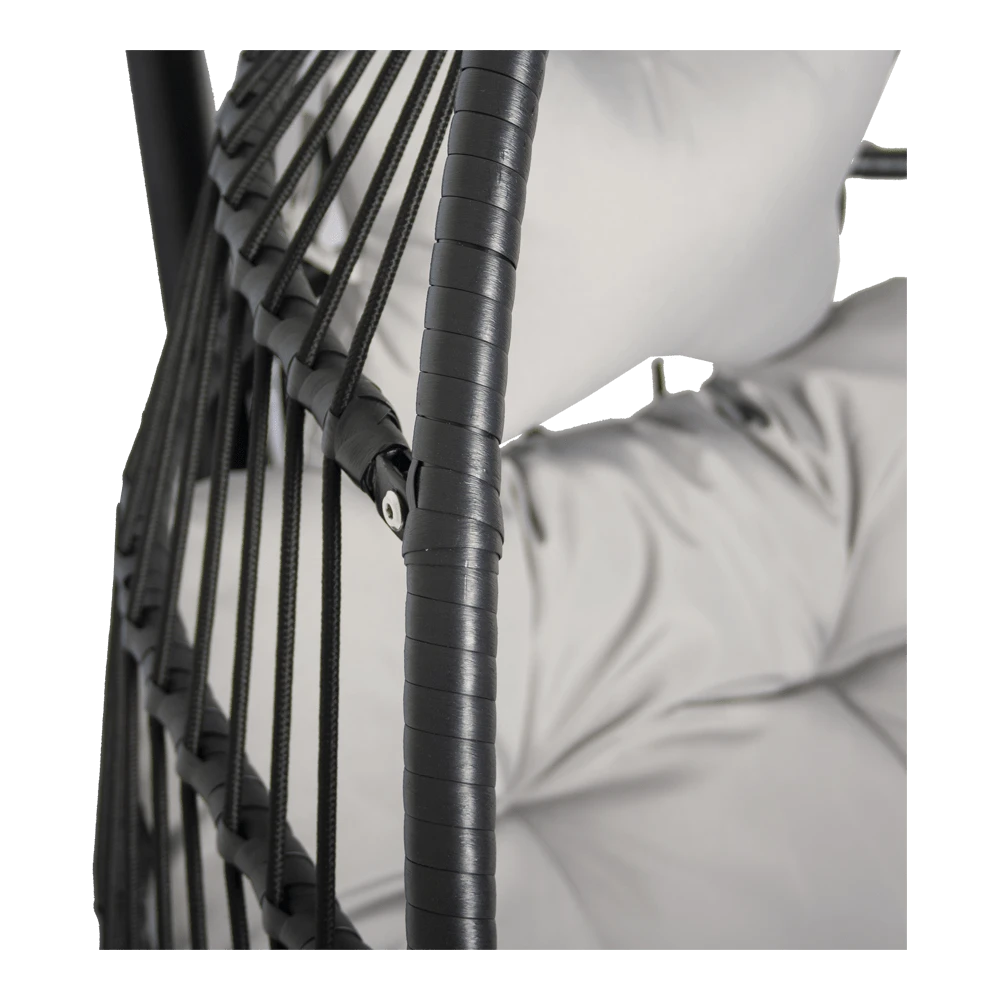 Hangstoel Norway - Inklapbaar - Zwart/Grijs Hangstoel Norway - Inklapbaar - Zwart/Grijs -Buitentuinwinkel hangstoel norway inklapbaar zwart grijs 5