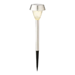 Lumineo LED Solar Tuinlamp - RVS - D8 X H22cm - RVS - 4st. 4 Lumineo LED Solar Tuinlamp - RVS - D8 X H22cm - RVS - 4st. -Buitentuinwinkel led solar tuinlamp rvs d8 x h22cm rvs 4st solar 5 3