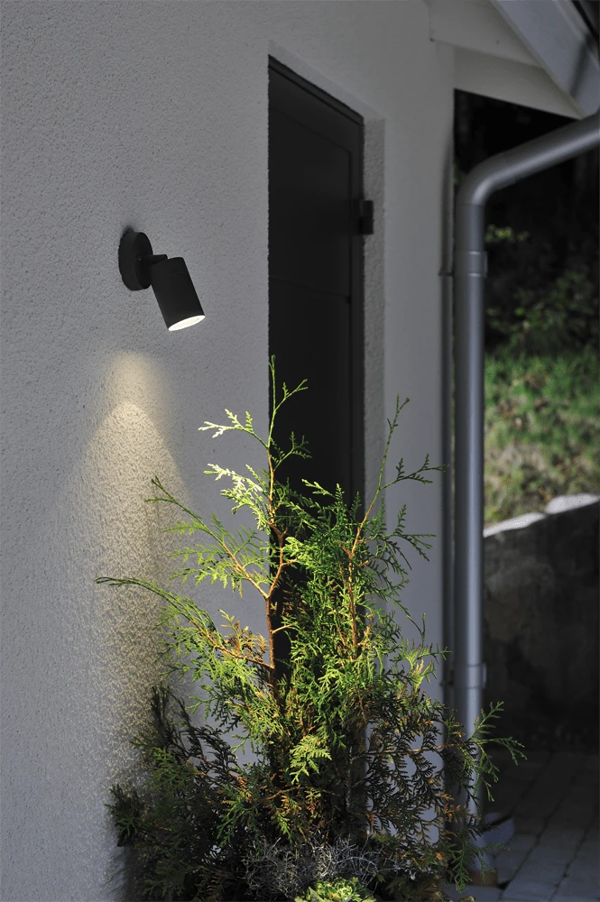 Konstsmide Modena 230V Wandlamp Downspot Zwenkbaar 320u00b0 X 90u00b0 15cm, GU10, Max 7W -Buitentuinwinkel