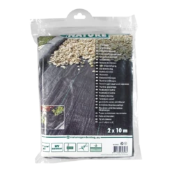 Nature - Gronddoek Zwart 2x10m -Buitentuinwinkel nature gronddoek zwart 2x10m 4 2