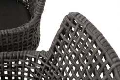 Opera Dining Stoel - Antraciet - Incl. Kussen -Buitentuinwinkel opera dining stoel antraciet incl kussen 5 3