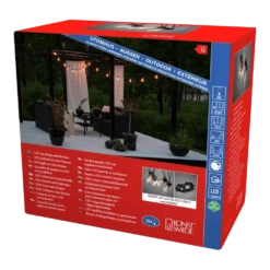 Partylight/Lichtsnoer Feestverlichting LED Dimbaar - 9.5m 20 LED's - Konstsmide -Buitentuinwinkel partylight lichtsnoer feestverlichting led dimbaar 95m 20 led s konstsmide netstroom 5