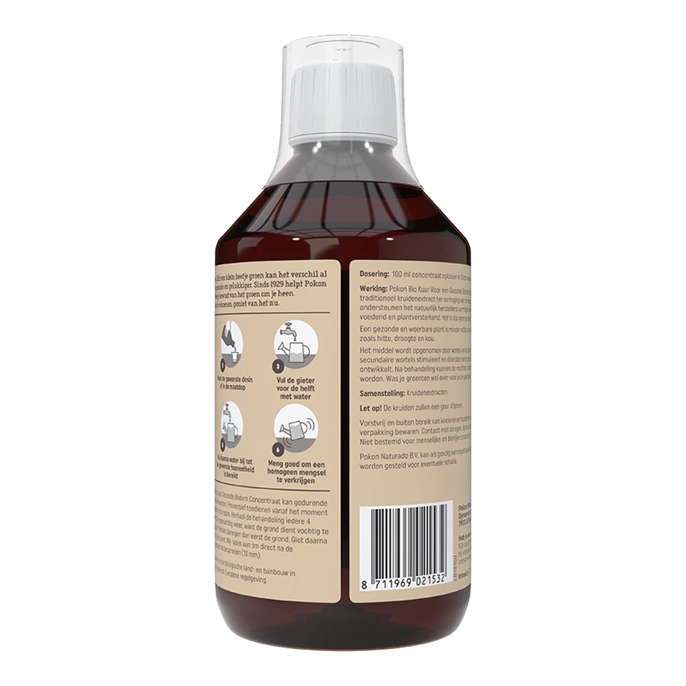 Pokon Bio Kuur Voor Een Gezonde Bodem Concentraat 500ml - Insecten En Ongedierte -Buitentuinwinkel pokon bio kuur voor een gezonde bodem concentraat 500ml insecten en ongedierte 2 1