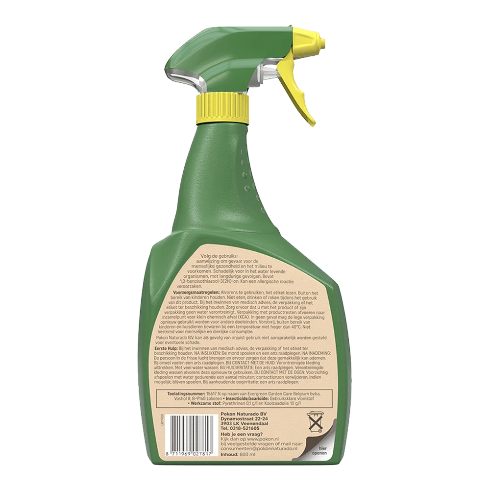 Pokon Bio Tegen Hardnekkige Insecten Polysect Spray 800ml - Insecten En Ongedierte -Buitentuinwinkel pokon bio tegen hardnekkige insecten polysect spray 800ml insecten en ongedierte 2 1