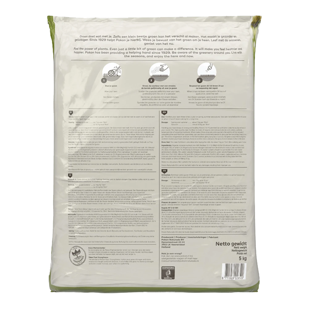 Pokon Gazonmest Met Kalk 5kg Voor 75mu00b2 - Gazonmeststof, Gazonkalk -Buitentuinwinkel pokon gazonmest met kalk 5kg voor 75m gazonmeststof gazonkalk 2 1