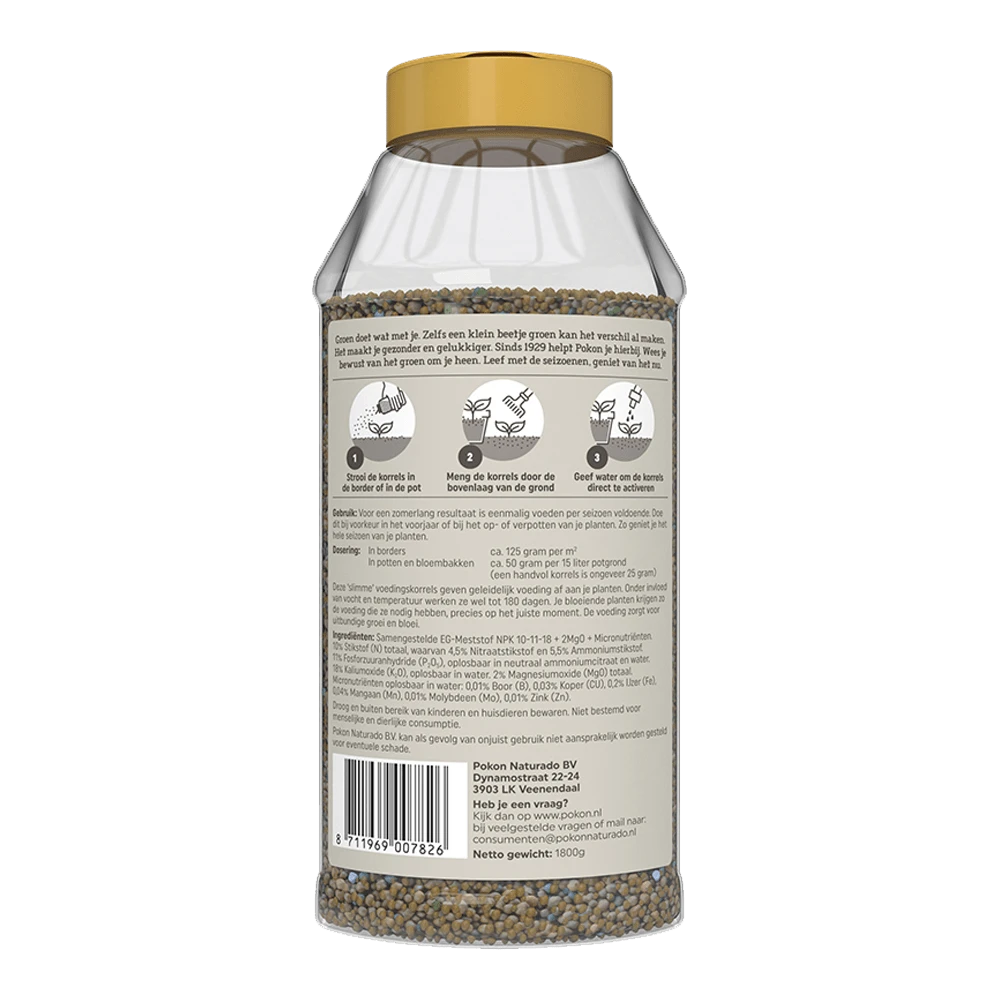 Pokon Terras & Balkon Planten Voedingskorrels 1800g - Tuinplanten voeding Pokon Terras & Balkon Planten Voedingskorrels 1800g - Tuinplanten Voeding -Buitentuinwinkel pokon terrasbalkon planten voedingskorrels 1800g tuinplanten voeding 2 1