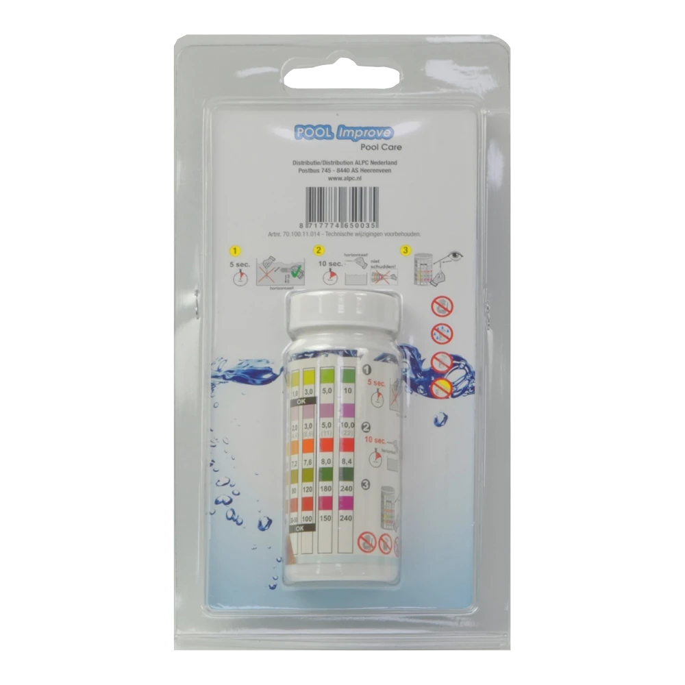 Pool Improve teststrips 5 in 1 Pool Improve Teststrips 5 In 1 -Buitentuinwinkel pool improve teststrips 5 in 1 3