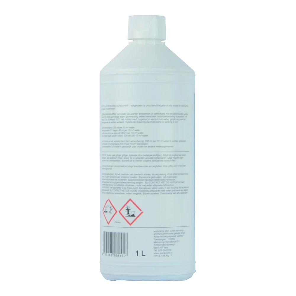 Pool Power anti-alg - 1ltr Pool Power Anti-alg - 1ltr -Buitentuinwinkel pool power anti alg 1ltr 2
