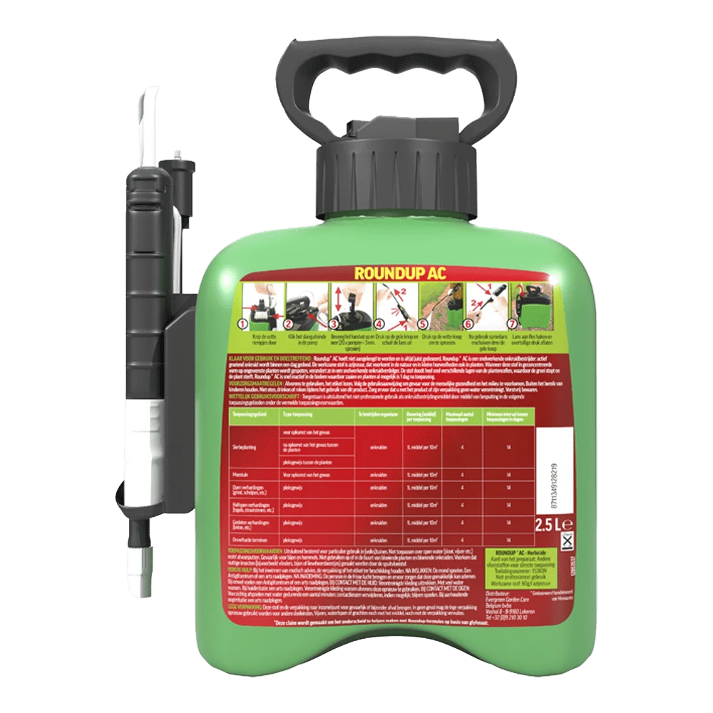 ROUNDUPu00ae AC Snel Onkruidvrij Onkruiddrukspuit 2,5L - Onkruid En Aanslag -Buitentuinwinkel roundup ac snel onkruidvrij onkruiddrukspuit 2 5l onkruid en aanslag 2 1