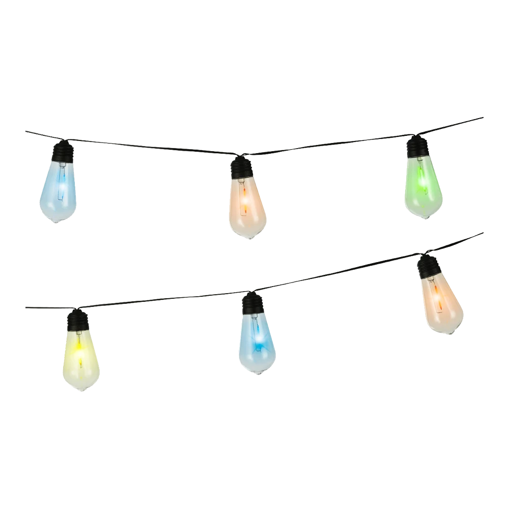 Solar feestverlichting lichtsnoer - Flashing effect - 180cm - 10 LEDS - Multi Lumineo Solar Feestverlichting Lichtsnoer - Flashing Effect - 180cm - 10 LEDS - Multi -Buitentuinwinkel solar feestverlichting lichtsnoer flashing effect 180cm 10 leds multi solar 3 3