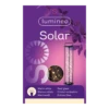 Lumineo Solar Lantaarn - LED - D20 X H79cm - Zwart