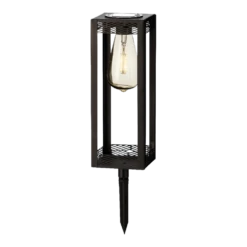 Lumineo Solar Set Met Tuinlamp En Lantaarn - LED - D10.5 X H80cm - Zwart - 4st. 2 Lumineo Solar Set Met Tuinlamp En Lantaarn - LED - D10.5 X H80cm - Zwart - 4st. -Buitentuinwinkel solar set met tuinlamp en lantaarn led d105 x h80cm zwart 4st solar 4 3