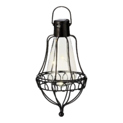 Lumineo Solar Set Met Tuinlamp En Lantaarn - LED - D14.5 X H84cm - Zwart - 4st. -Buitentuinwinkel solar set met tuinlamp en lantaarn led d145 x h84cm zwart 4st solar 4 3