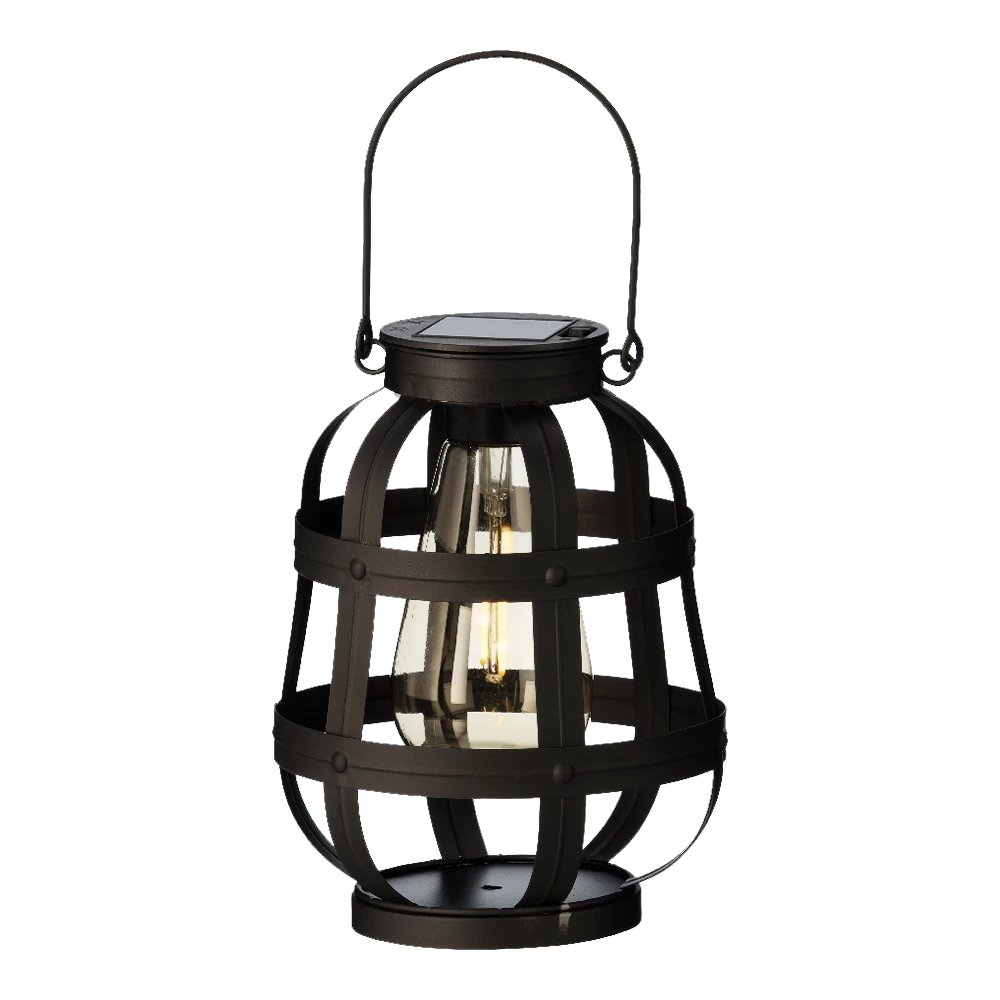 Solar Set met tuinlamp en lantaarn - LED - d14 x h80cm - Zwart - 3st. Lumineo Solar Set Met Tuinlamp En Lantaarn - LED - D14 X H80cm - Zwart - 3st. -Buitentuinwinkel