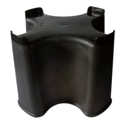 Standaard Voor Nature Regenton Slimline 100L - Zwart - H30,5xu00d843,5cm - Nature