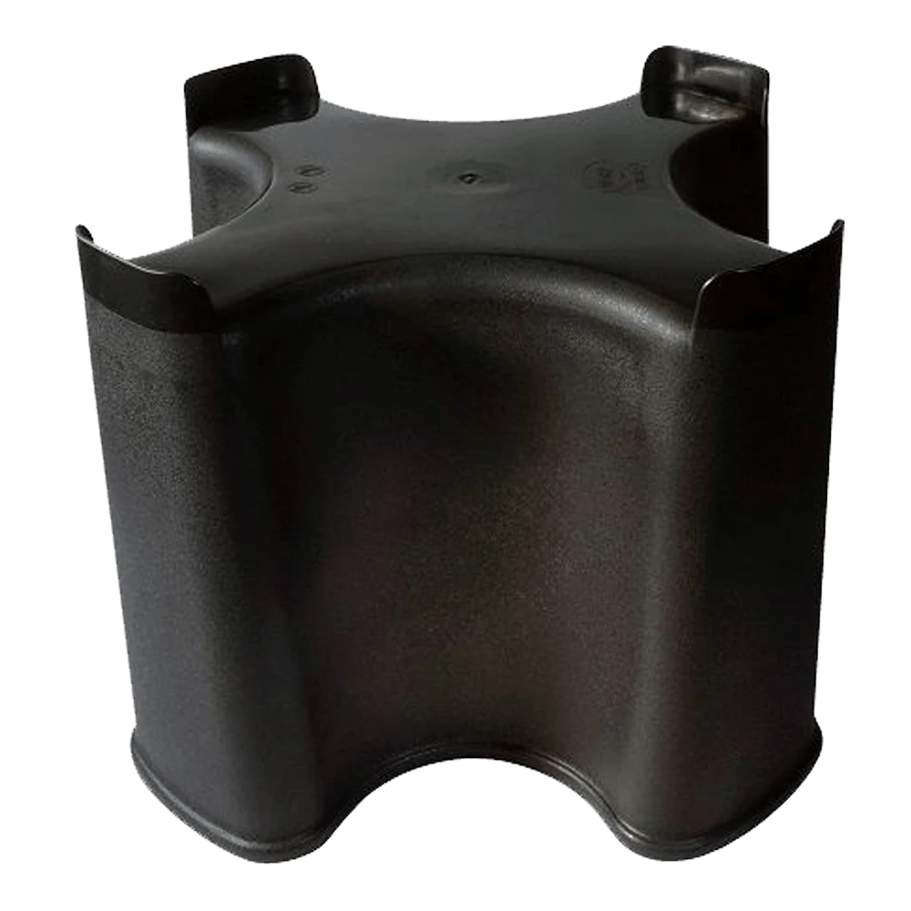 Standaard Voor Nature Regenton Slimline 100L - Zwart - H30,5xu00d843,5cm - Nature -Buitentuinwinkel