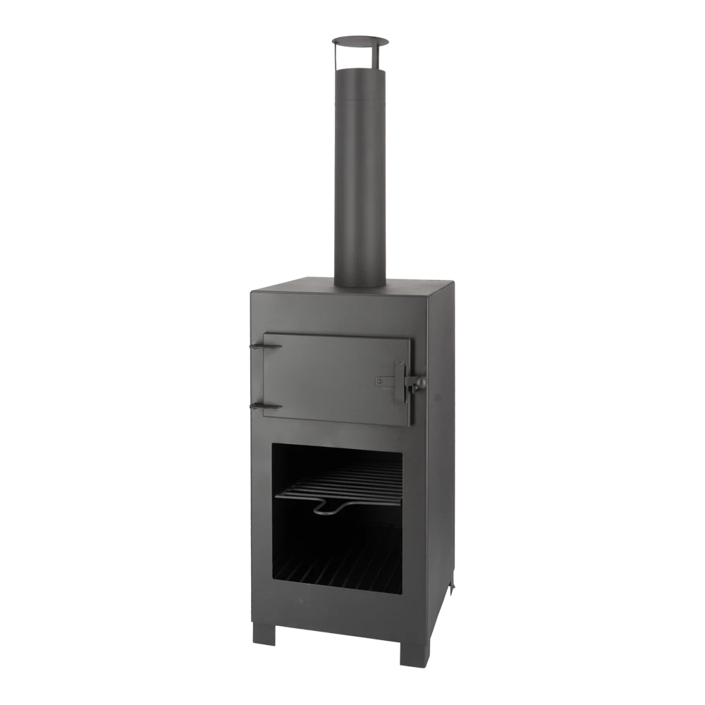 Terraskachel en Pizzaoven Zwart - Fancy Flames Terraskachel En Pizzaoven Zwart - Fancy Flames -Buitentuinwinkel terraskachel en pizzaoven zwart fancy flames 1