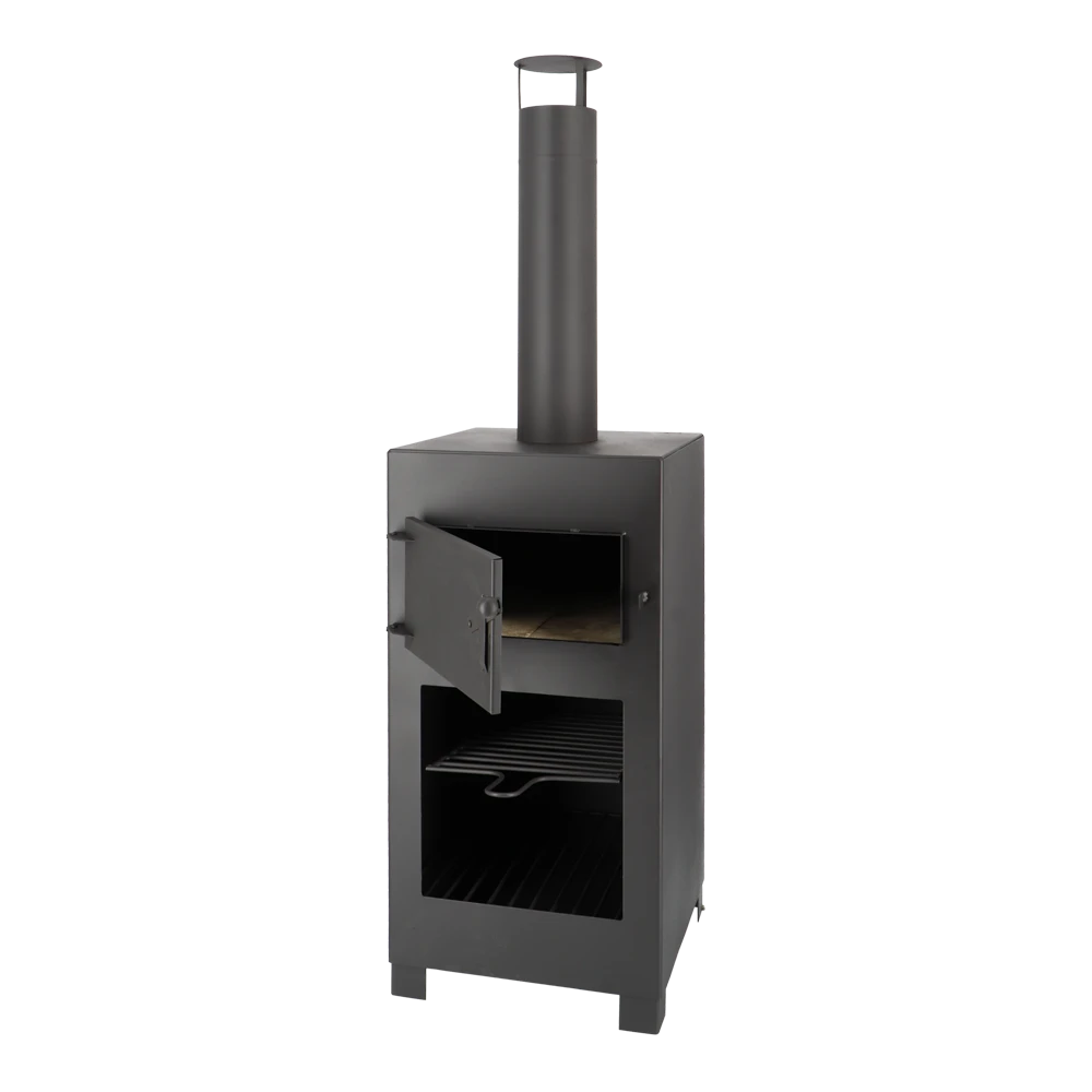 Terraskachel en Pizzaoven Zwart - Fancy Flames Terraskachel En Pizzaoven Zwart - Fancy Flames -Buitentuinwinkel terraskachel en pizzaoven zwart fancy flames 2