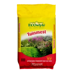 EcoStyle Tuinmest 5kg - Tuinplanten Voeding, Gazonmeststof