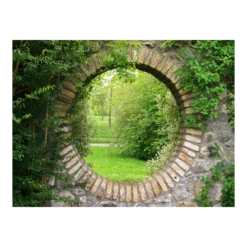 Tuinposter Stenendoorkijk - L - 120x90cm