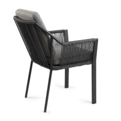 Buitentuinwinkel -Buitentuinwinkel tuinstoel liv dining stoel charcoal 2